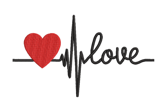 Heartbeat Love Embroidery Design Review