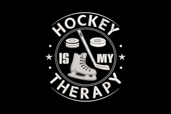 Hockey Is My Therapy Embroidery Review