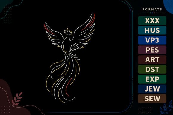 Phoenix Bird Mythical Embroidery Review