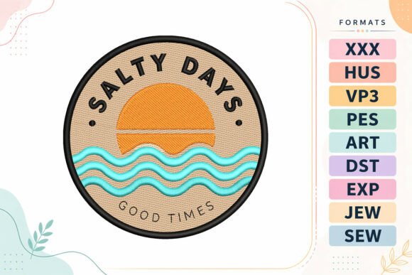 Summer Beach Sunset Badge Review