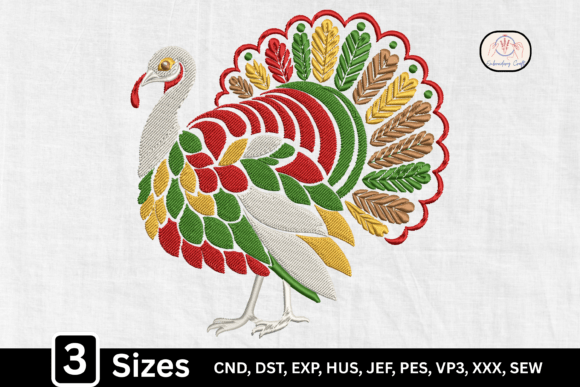 Thanksgiving Folk Art Turkey Embroidery Review